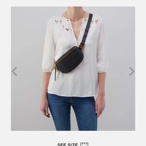 Hobo international fern belt bag black